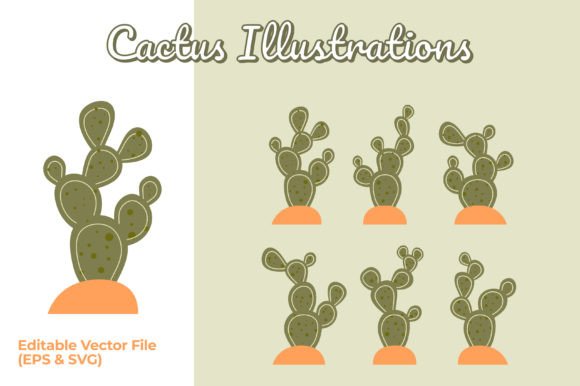 Cactus Vector Illustrations: A Versatile Design