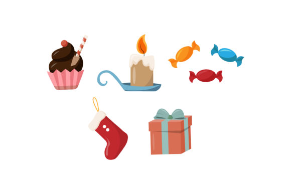 Christmas Illustrations Vectors Set: Graphics for Editorial Use