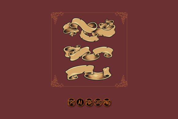 Classic Ribbon Scroll Graphics & Illustrations Review