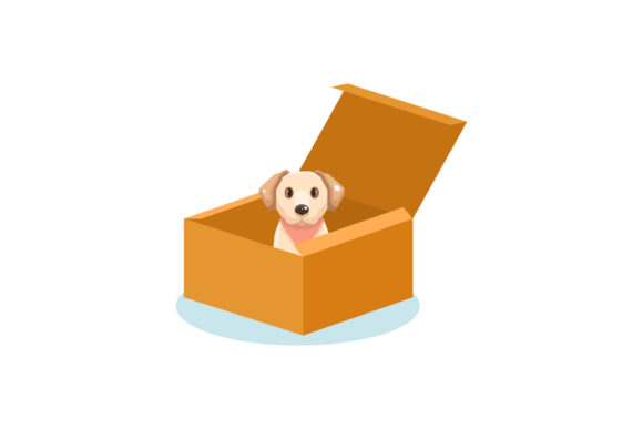 Dog Box Illustrations: A Vector Review for Embroidery