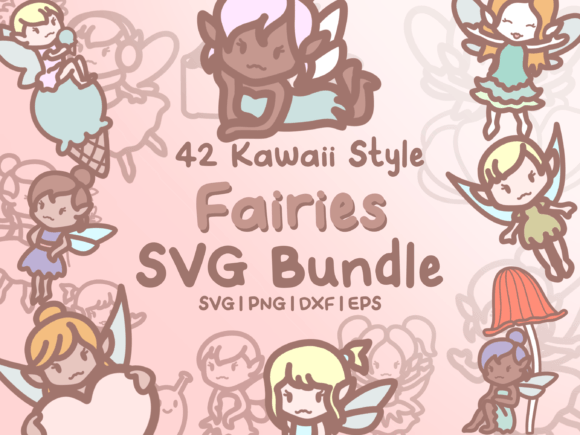 Review: Cute Fairies SVG Illustrations for Creative Graphics