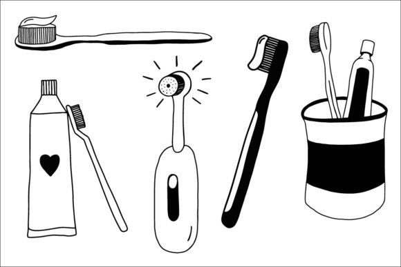 Reviewing 5 Illustrations with Toothbrushes for Creative Projects