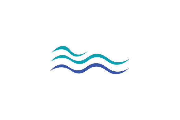 Waves Beach Illustrations Vector for Graphics