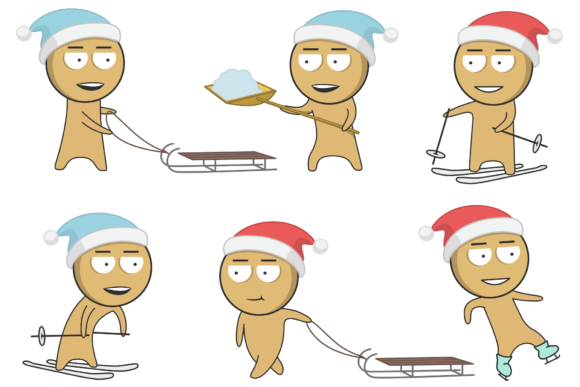 Winter Holidays Illustrations: Perfect for Seasonal Graphics